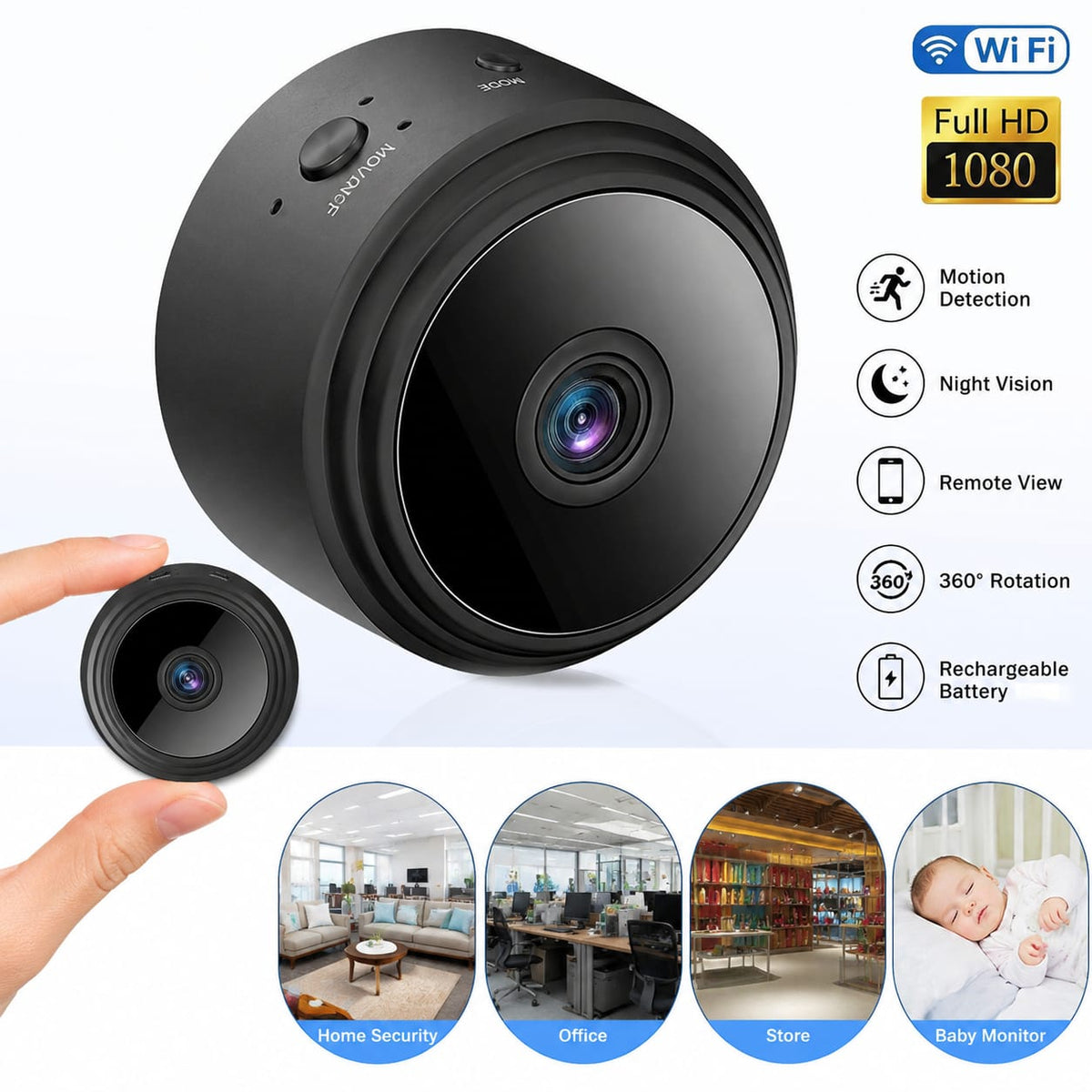 WiFi Security Camera for Home