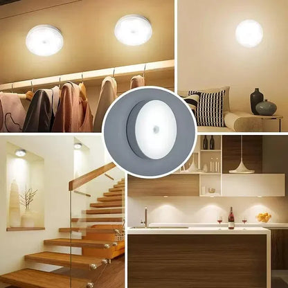 Motion Sensor Light  USB Charging Wireless LED Night Light ( Pack of 2)