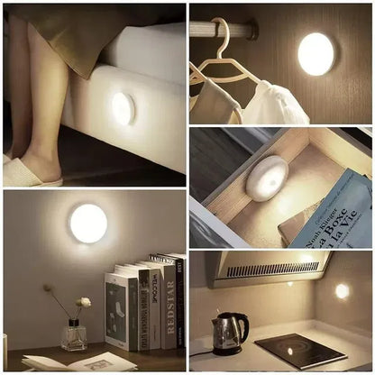 Motion Sensor Light  USB Charging Wireless LED Night Light ( Pack of 2)
